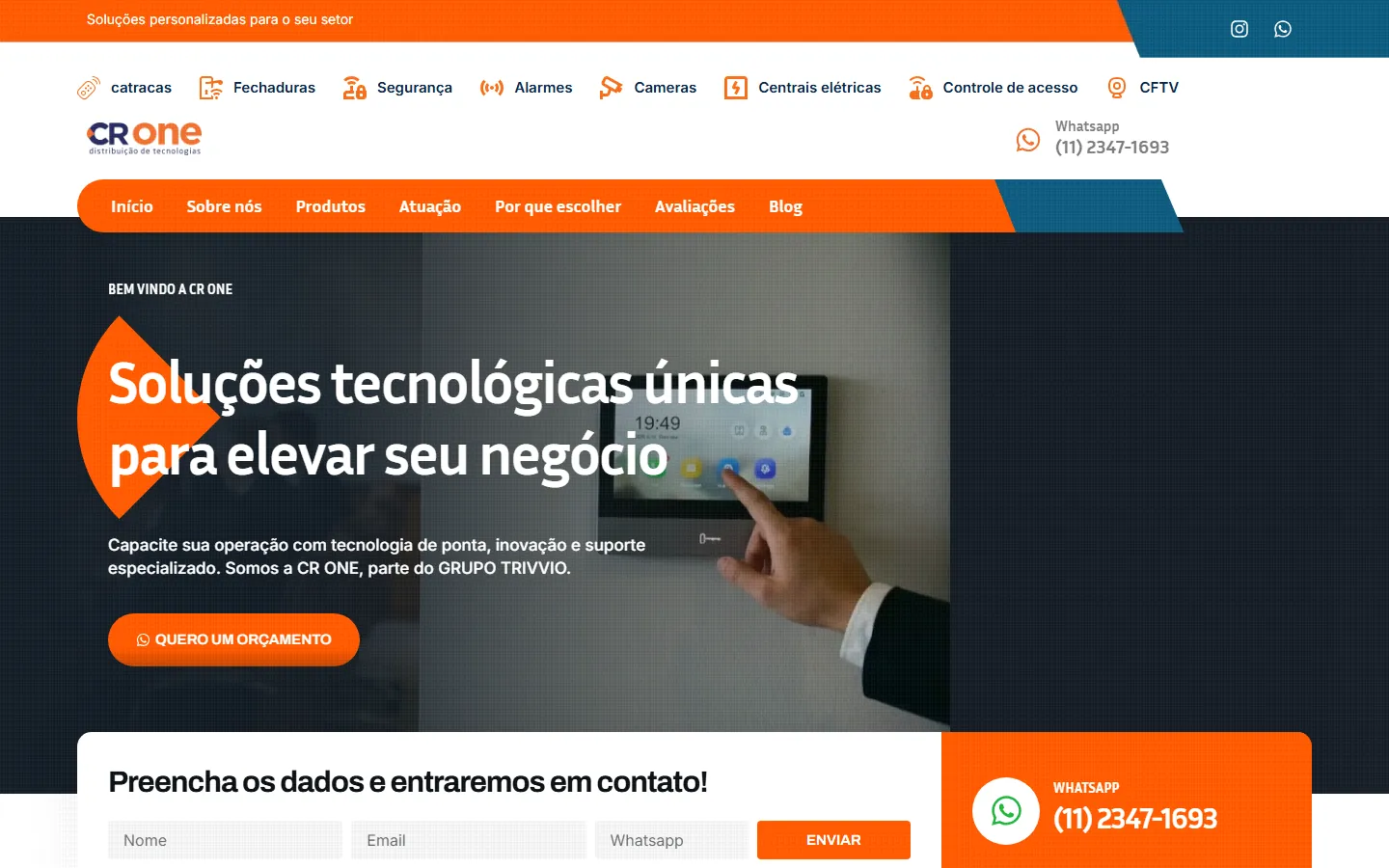 Site da CR ONE