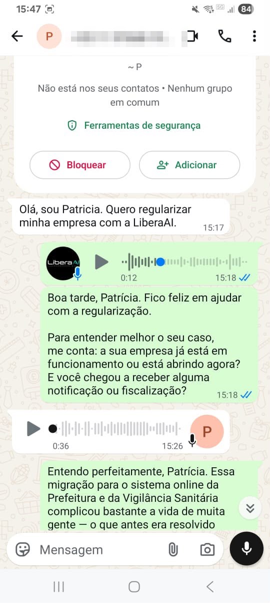 Outro lead, áudio de abertura