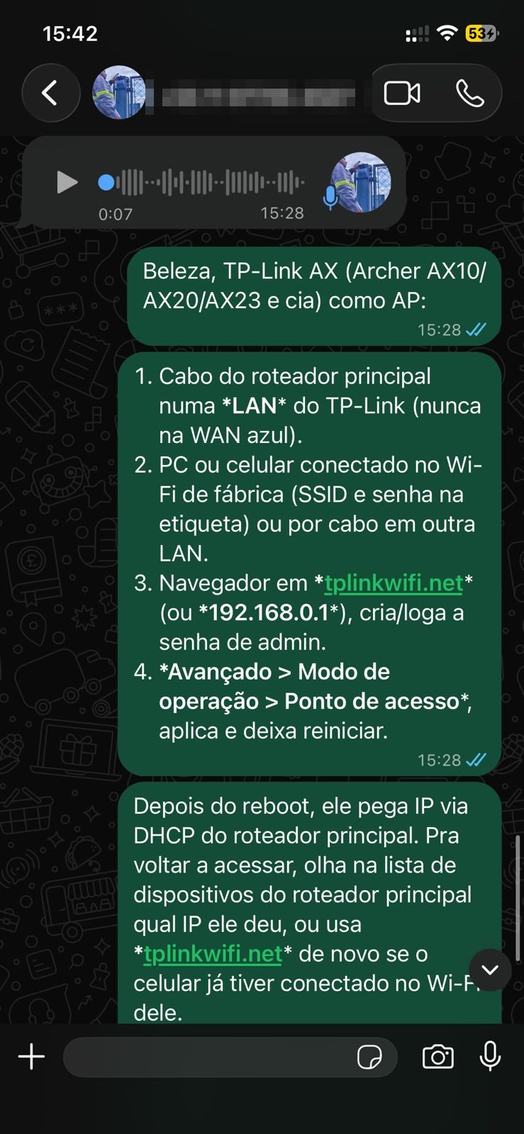 Configuração de roteador como AP